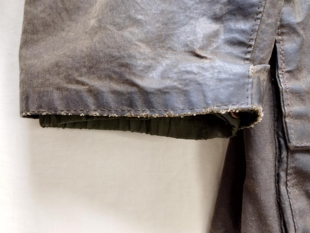 雰囲気抜群　Barbour　２ワラント　 solwayzipper　８０’ｓ