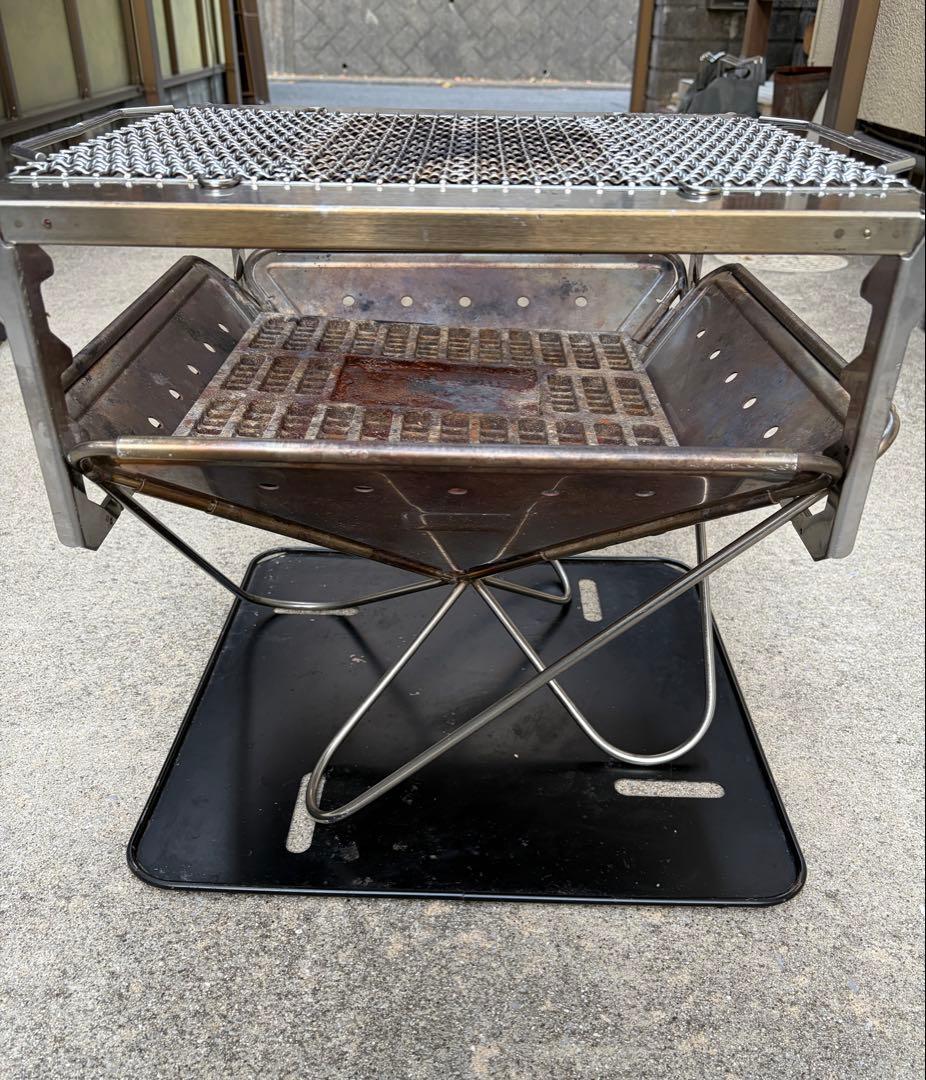 スノーピーク 焚火台Lスターターセット グリルブリッジ 焼き網 peak