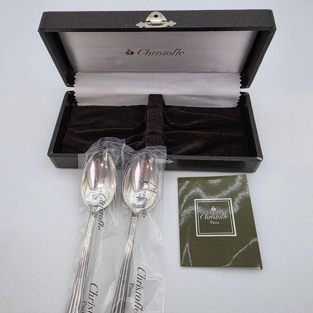 クリストフル Christofle スプーン　2点セット　箱付き