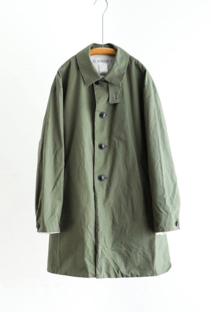 【k01】サクラコート　eel 　オリーブ　S