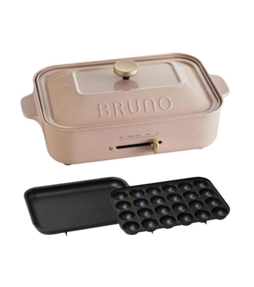 ☆新品未使用☆BRUNO ブルーノ コンパクトホットプレート（ピンクベージュ）