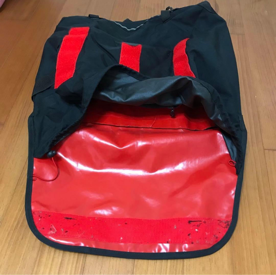 【レアカラー】Bagjack　メッセンジャーバッグ　バッグジャック　黒×赤