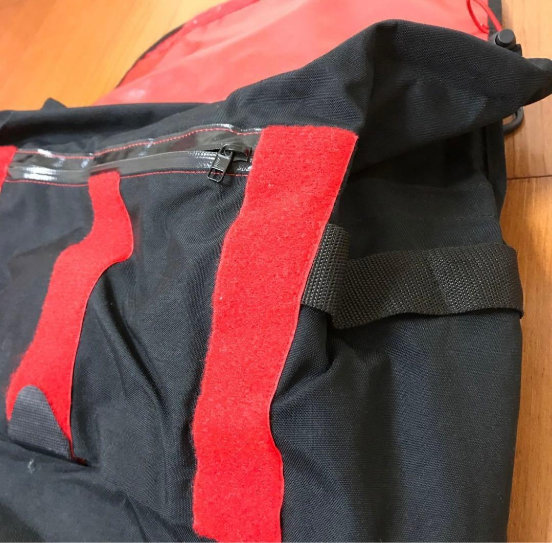 【レアカラー】Bagjack　メッセンジャーバッグ　バッグジャック　黒×赤