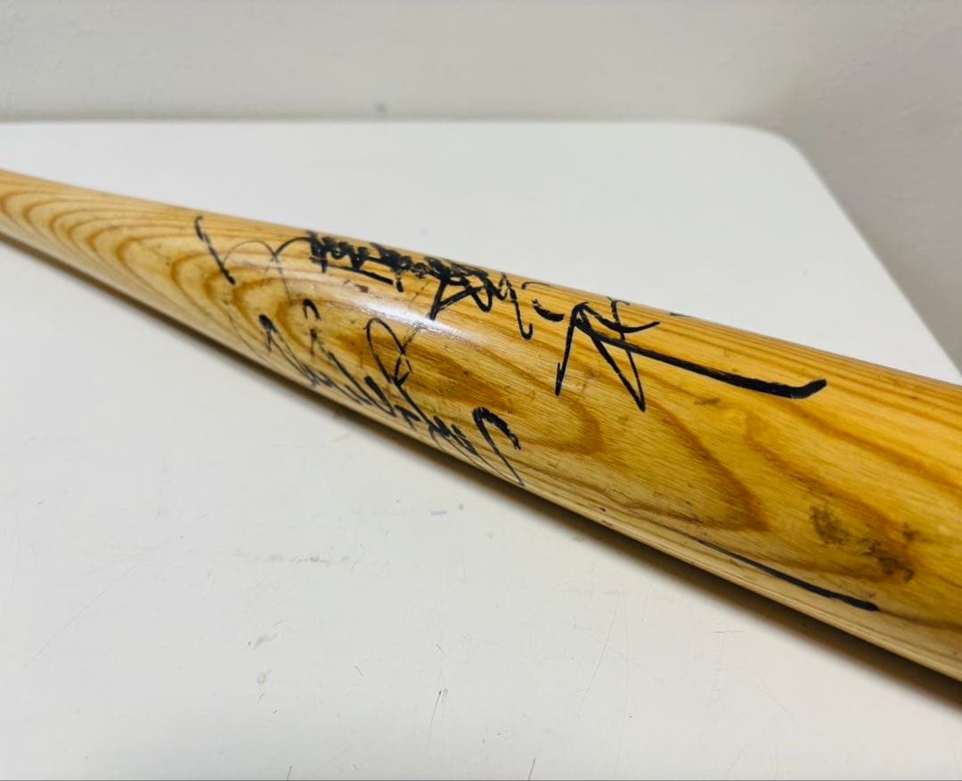池山隆寛選手 実使用バット サイン入りヤクルトスワローズ 1