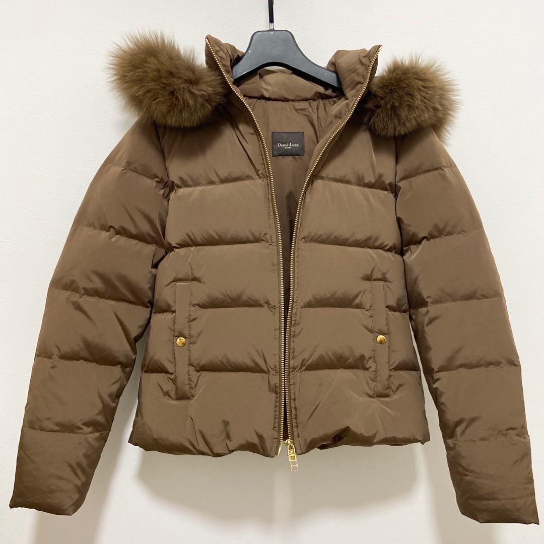 Demi-Luxe BEAMS FOXファー ショートダウン　36