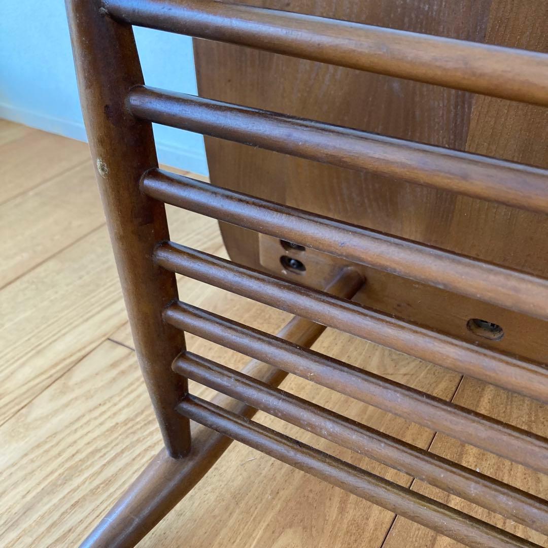 Ercol アーコール　ラベル付き　マガジンラック付きコーヒーテーブル