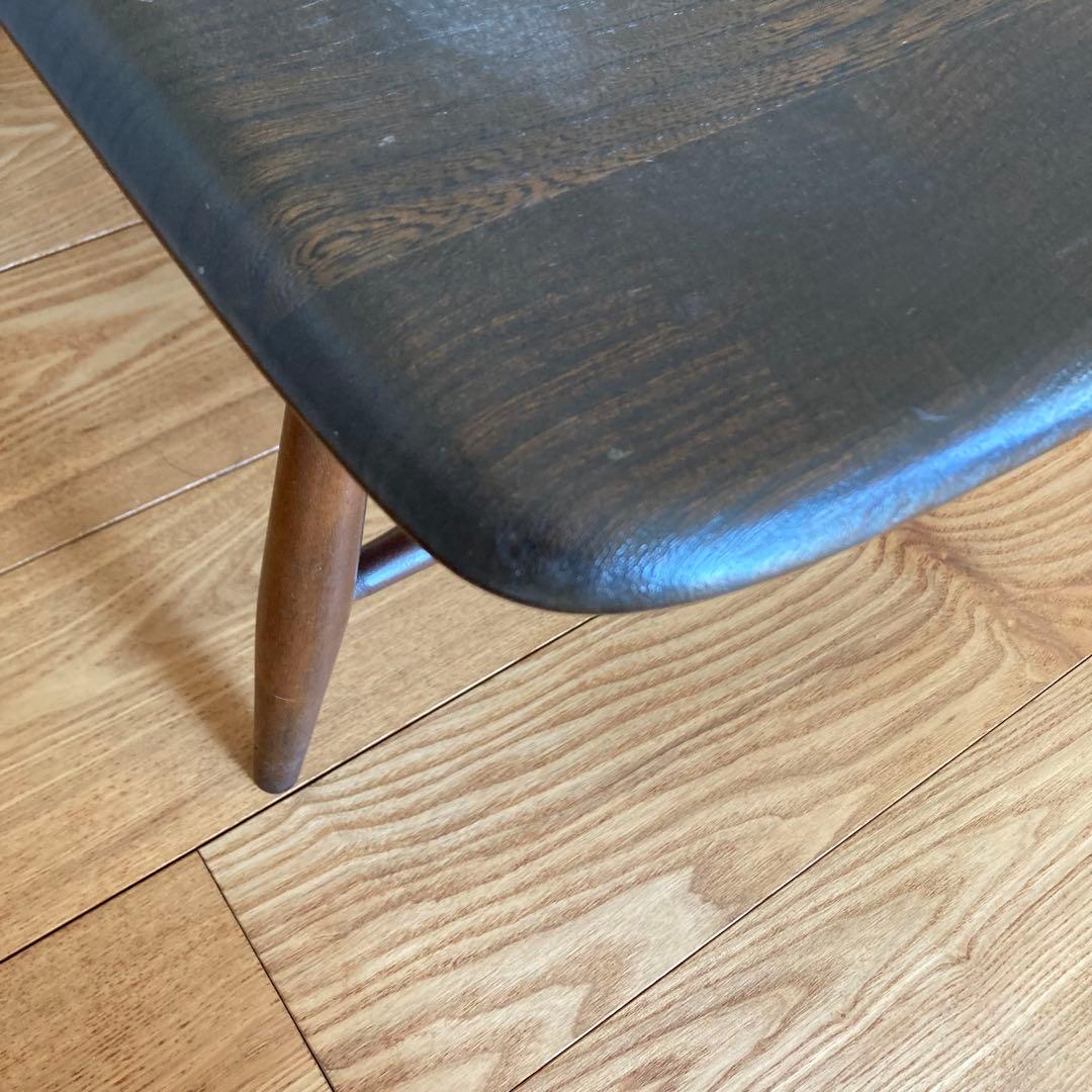 Ercol アーコール　ラベル付き　マガジンラック付きコーヒーテーブル