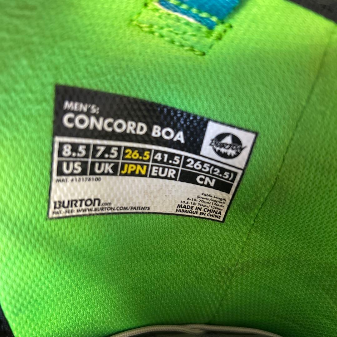 バートン　コンコード CONCORD EST ボア BOA