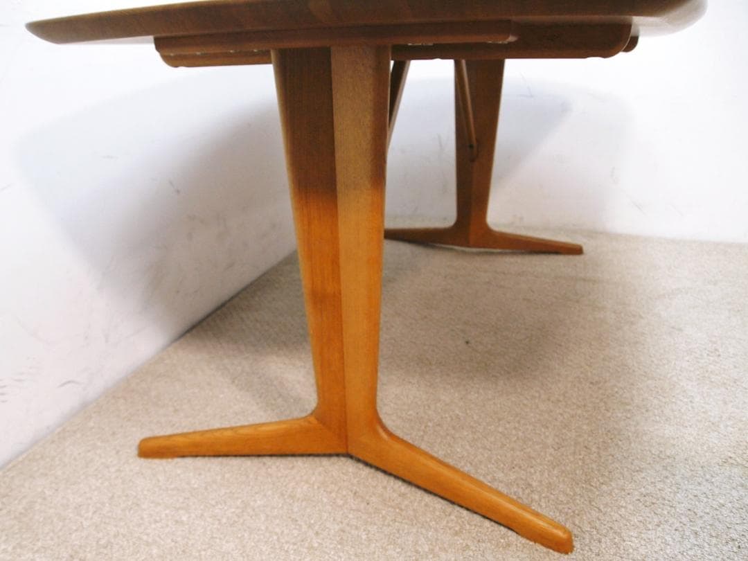 美品‼️日進木工 geppo SEED ダイニングテーブル 2本脚