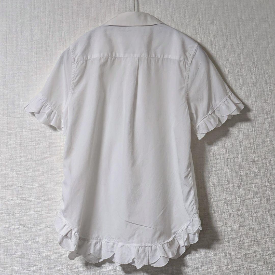 COMME des GARCONS 丸襟フリルシャツ コムコム ギャルソン 半袖