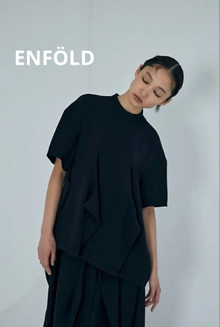 ENFOLD エンフォルド　SQUARE-HEM PULLOVER プルオーバー