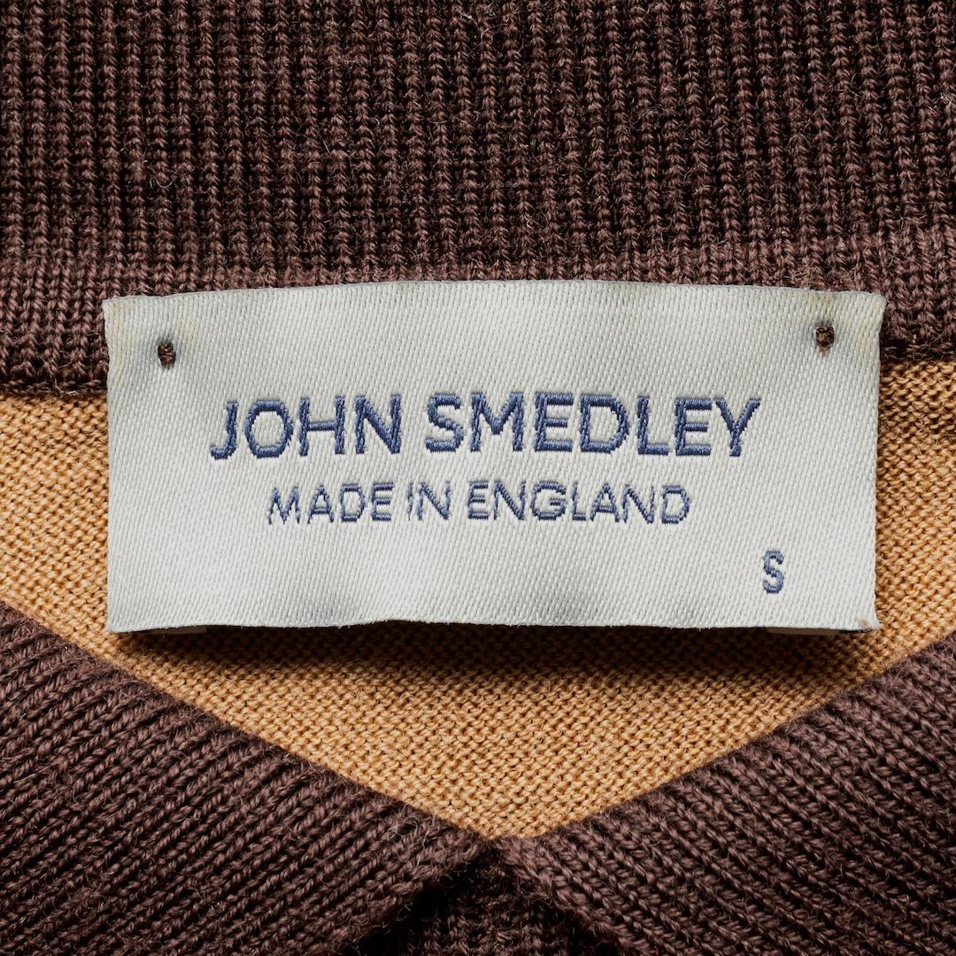 JOHN SMEDLEY ジョンスメドレー クレリック ニット ポロ 長袖