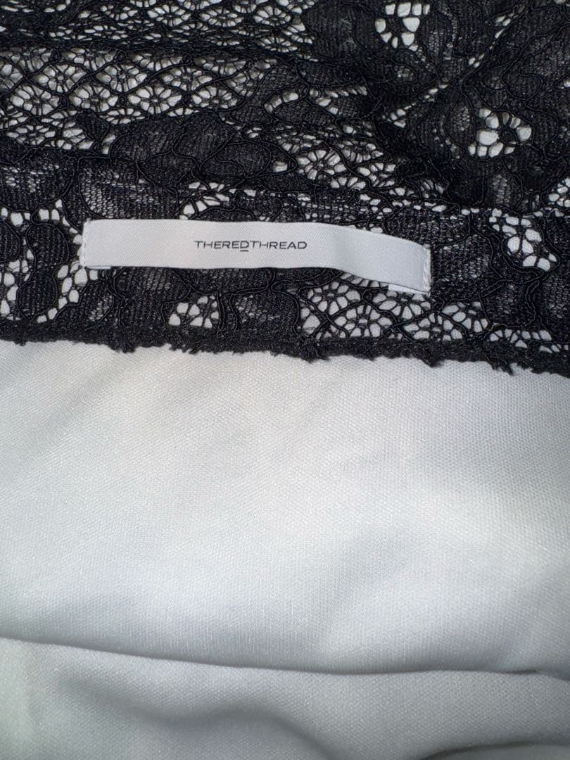 ワンピース THERED THREAD S cutting lace dress