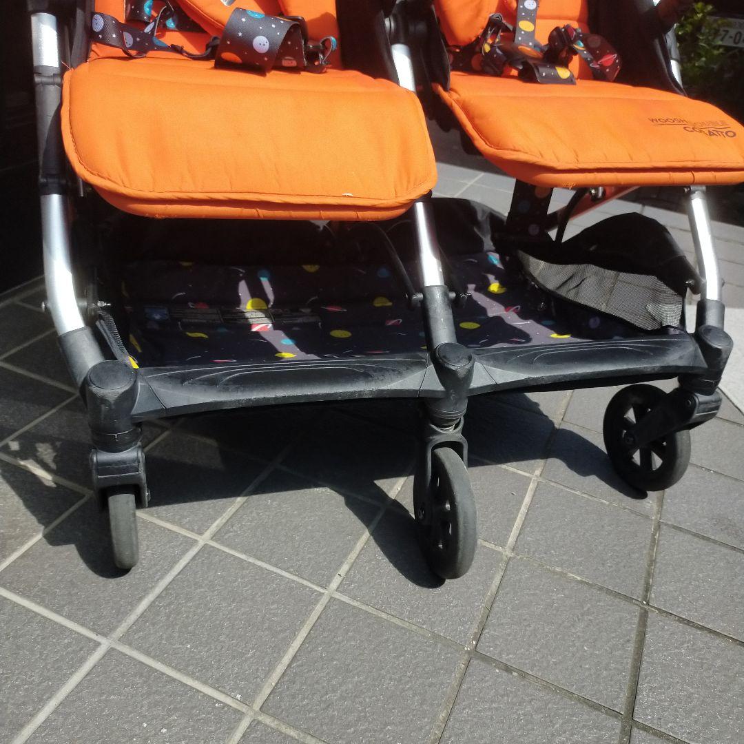 【中古】コサット　COSSAT ダブルベビーカー 双子　ベビーカー　スペースマン