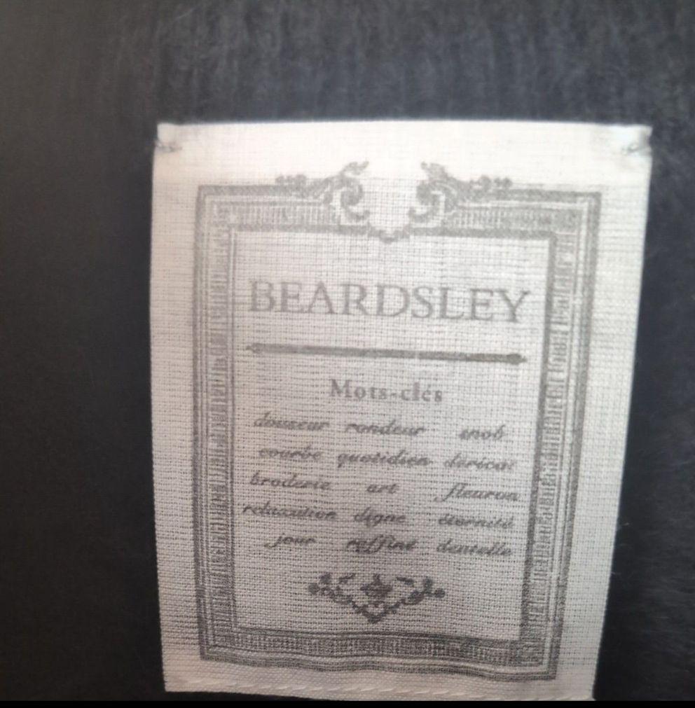 BEARDSLEY　ビアズリー　ファーニットポンチョ ブラック フリーサイズ