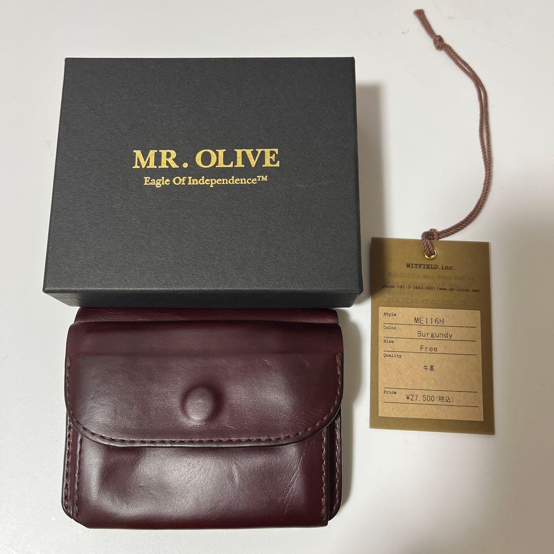 MR.OLIVE折り財布　８ヶ月待ちの人気商品❗️