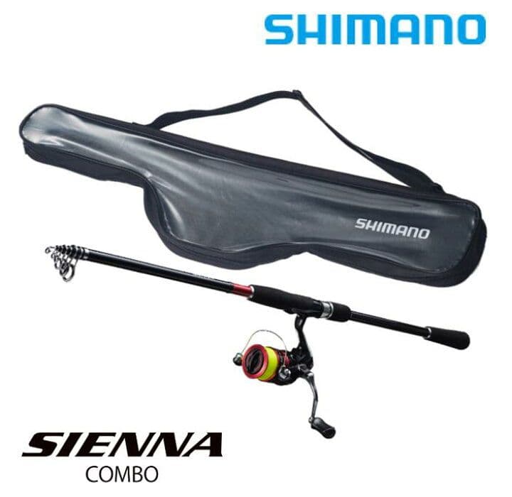 新品！初心者用コンパクトロッドセット SHIMANO シエナコンボ一式