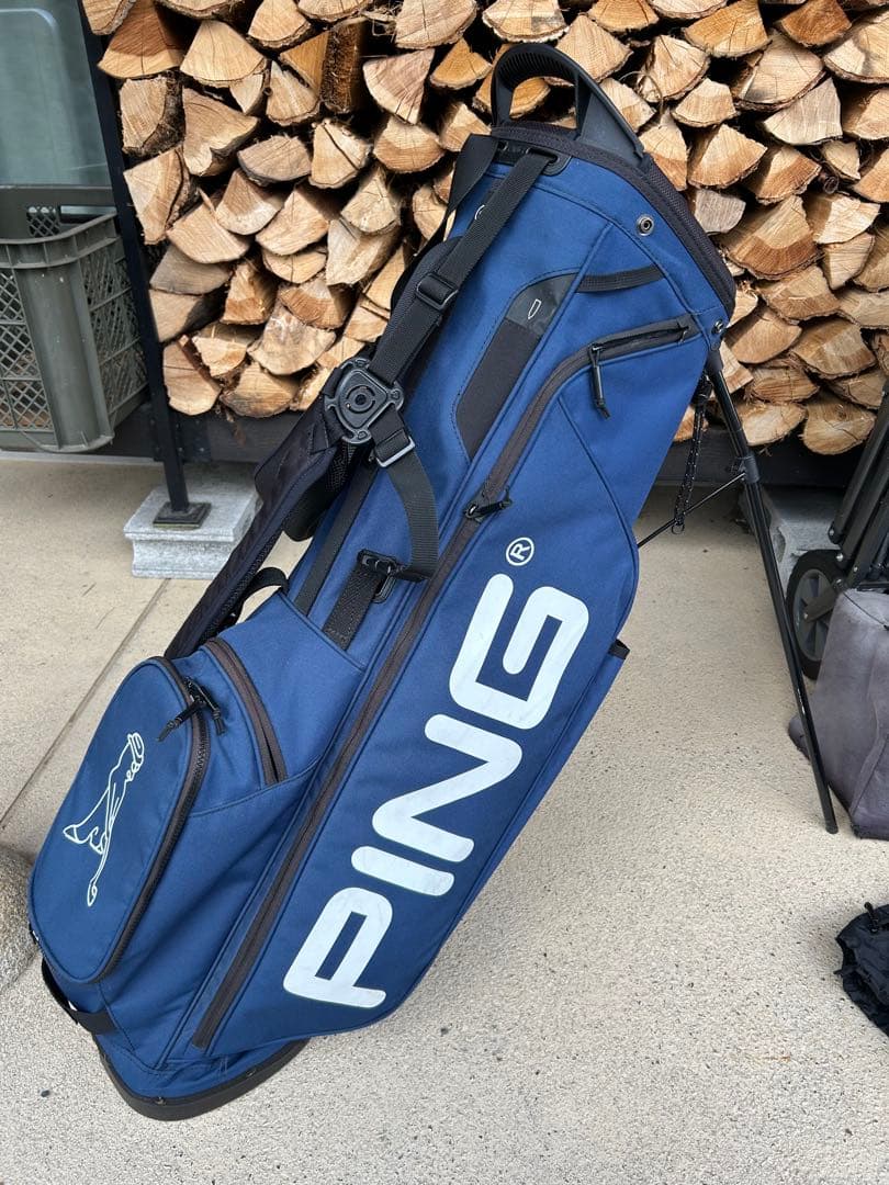 PING スタンドバッグ ネイビー