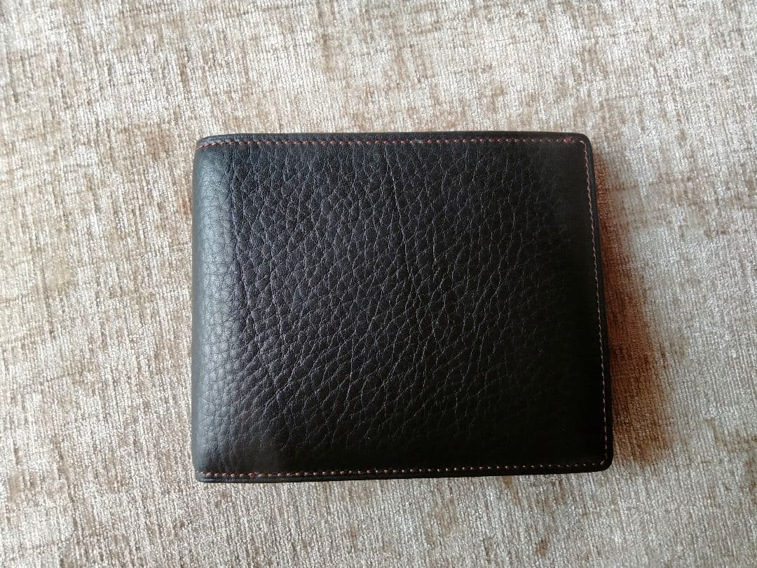 CYPRISシルキーキップ　折り財布　ブラック