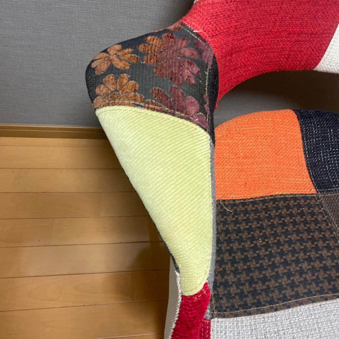 オーガニックチェア　イームズチェア　パッチワーク　処分価格　7日まで