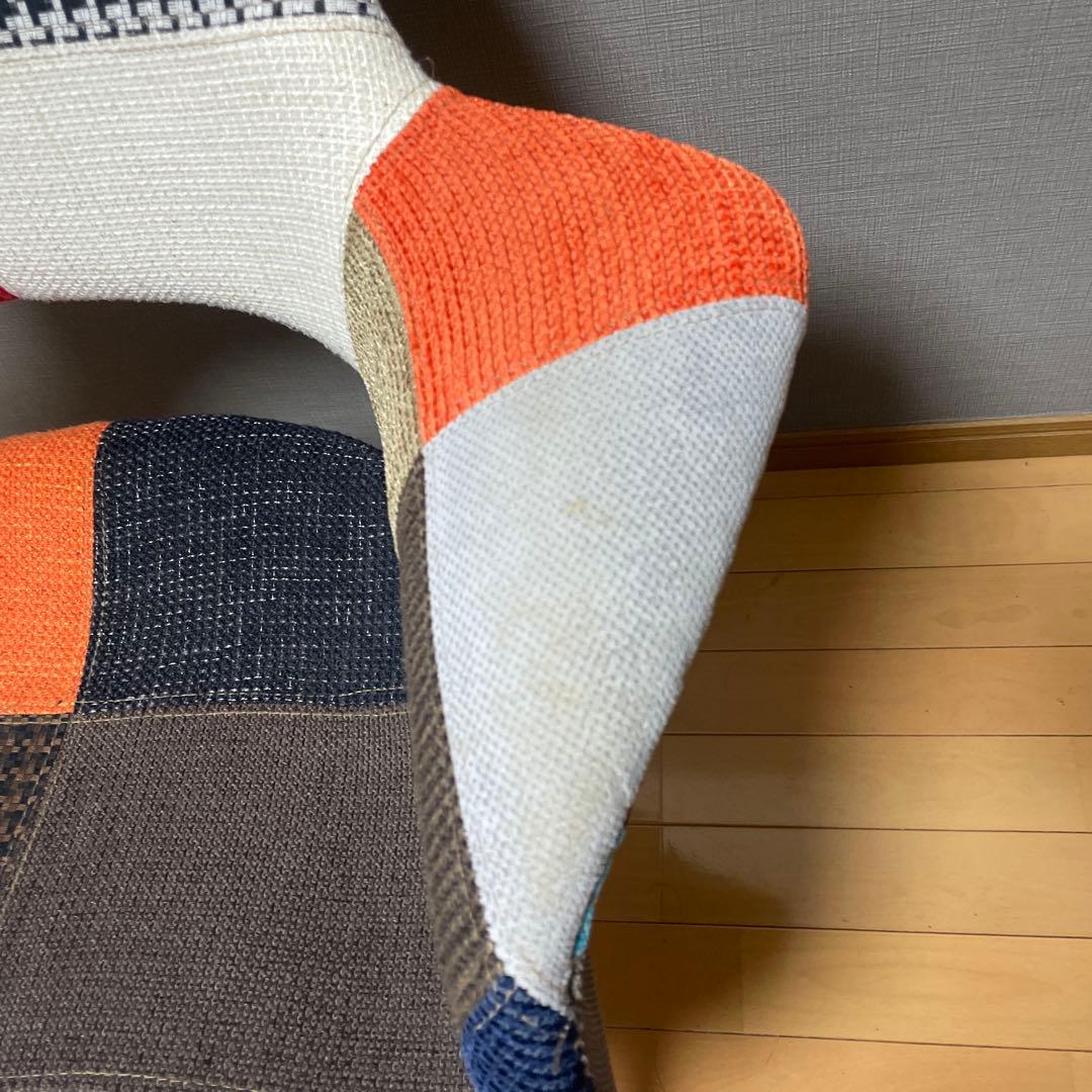 オーガニックチェア　イームズチェア　パッチワーク　処分価格　7日まで