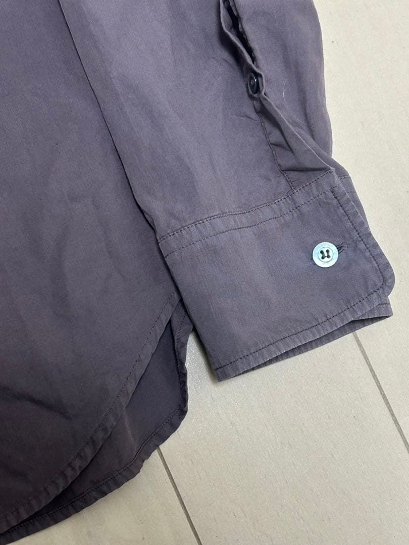 【希少】メゾンマルジェラ 19SS ステッチデザイン シャツ 38 グレー系