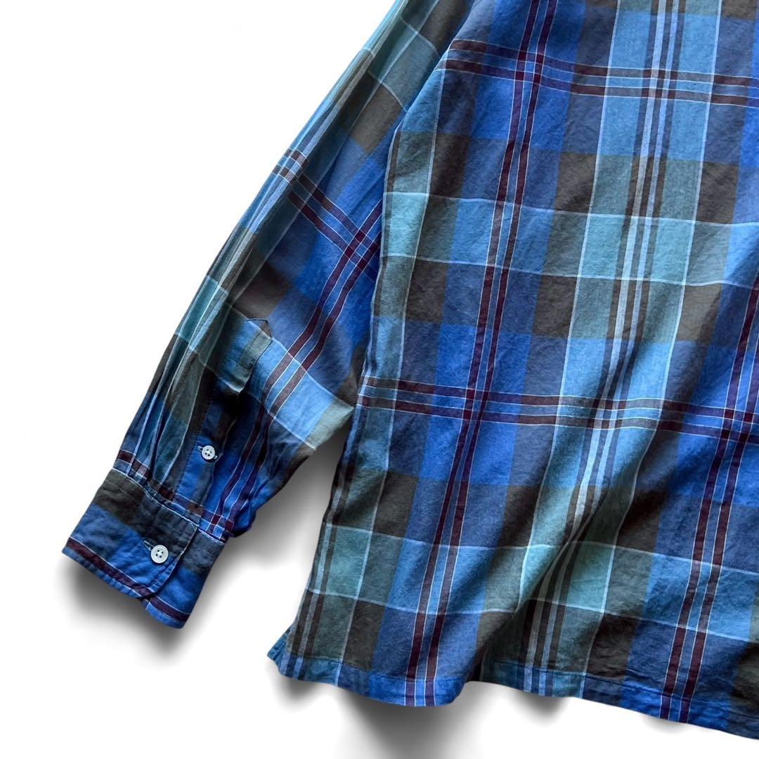 【美品】KAPTAIN SUNSHINE REGULAR COLLAREDシャツ