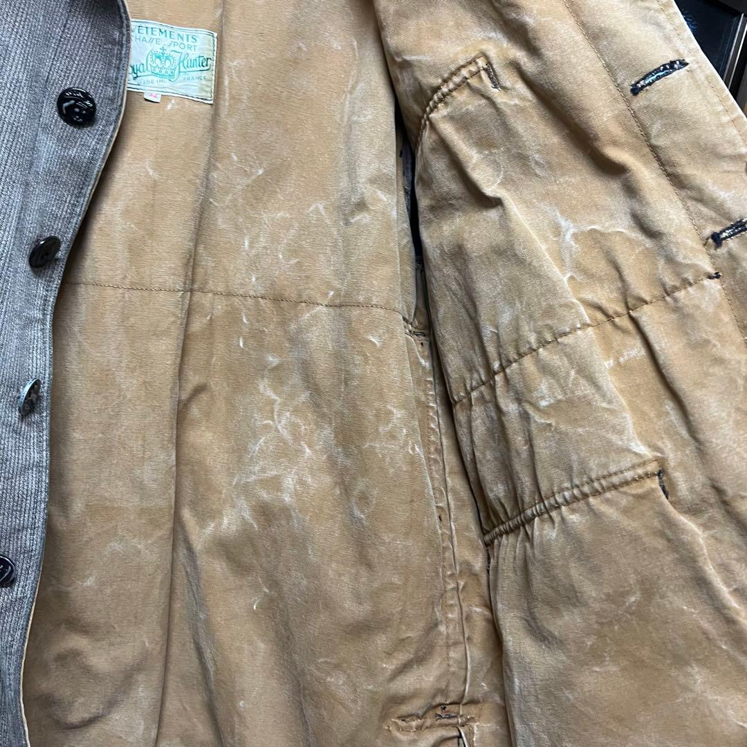40s 50s french vintage ハンティングジャケット ピケ