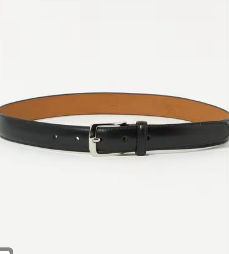 【新品】ユナイテッドアローズアノネイレザーベルトブラック