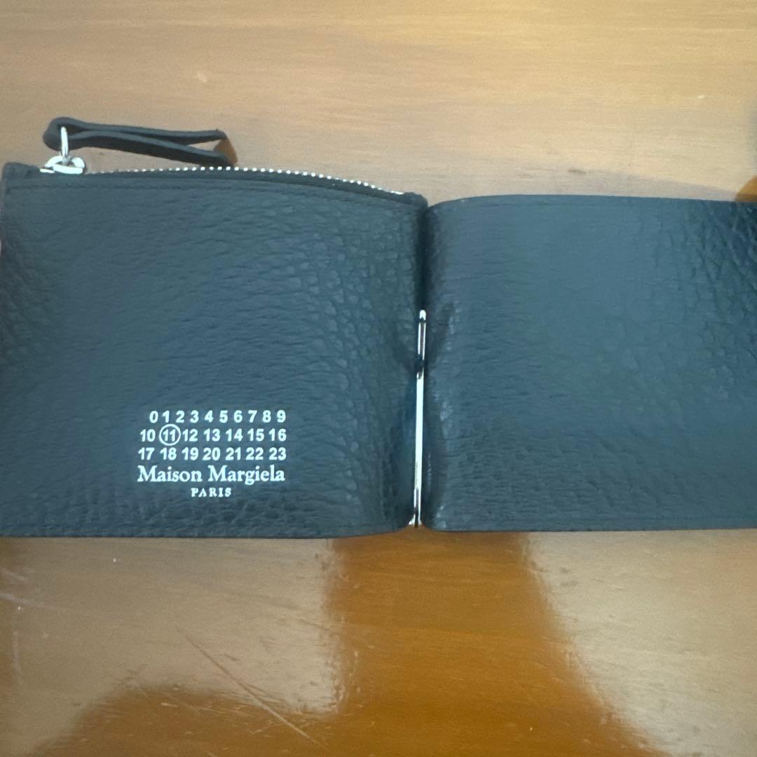 チロ Maison Margiela 黒 レザー マネークリップ