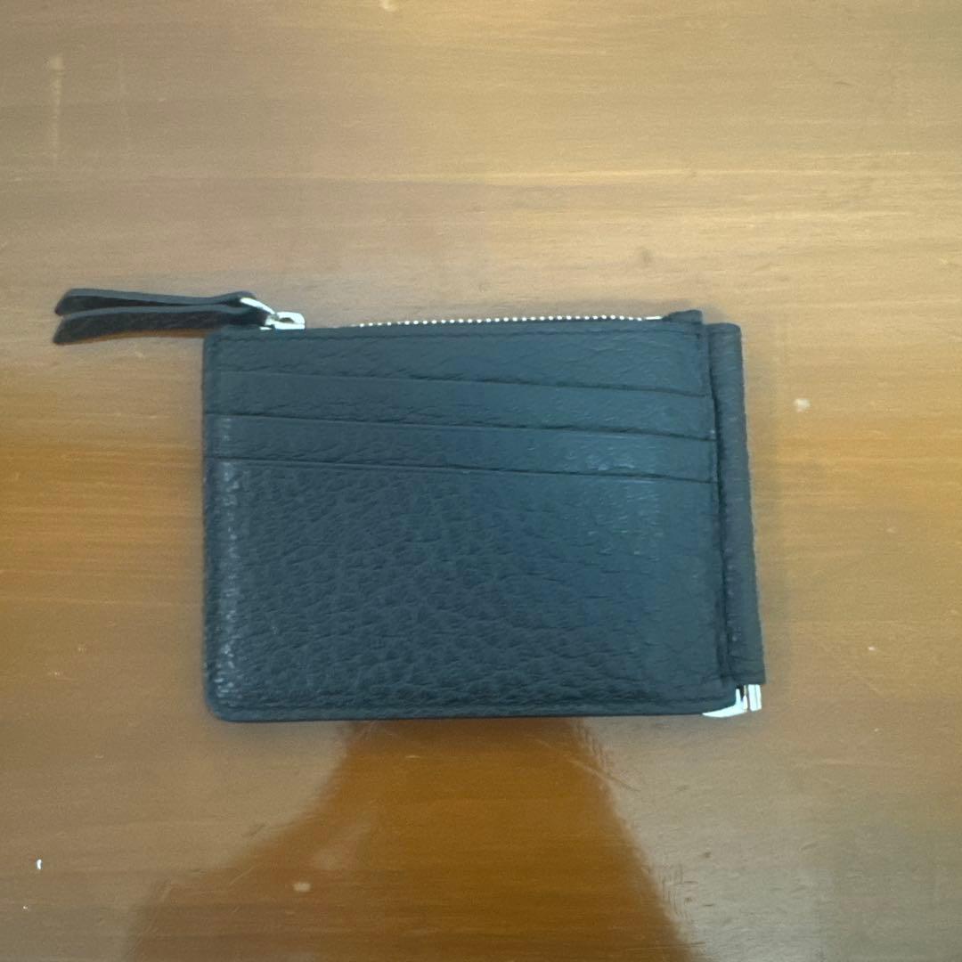 チロ Maison Margiela 黒 レザー マネークリップ