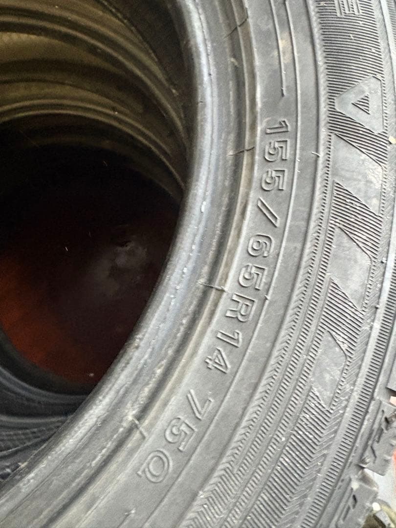 専用155/65/14 スタッドレスタイヤ☆ダンロップウィンターマックス03