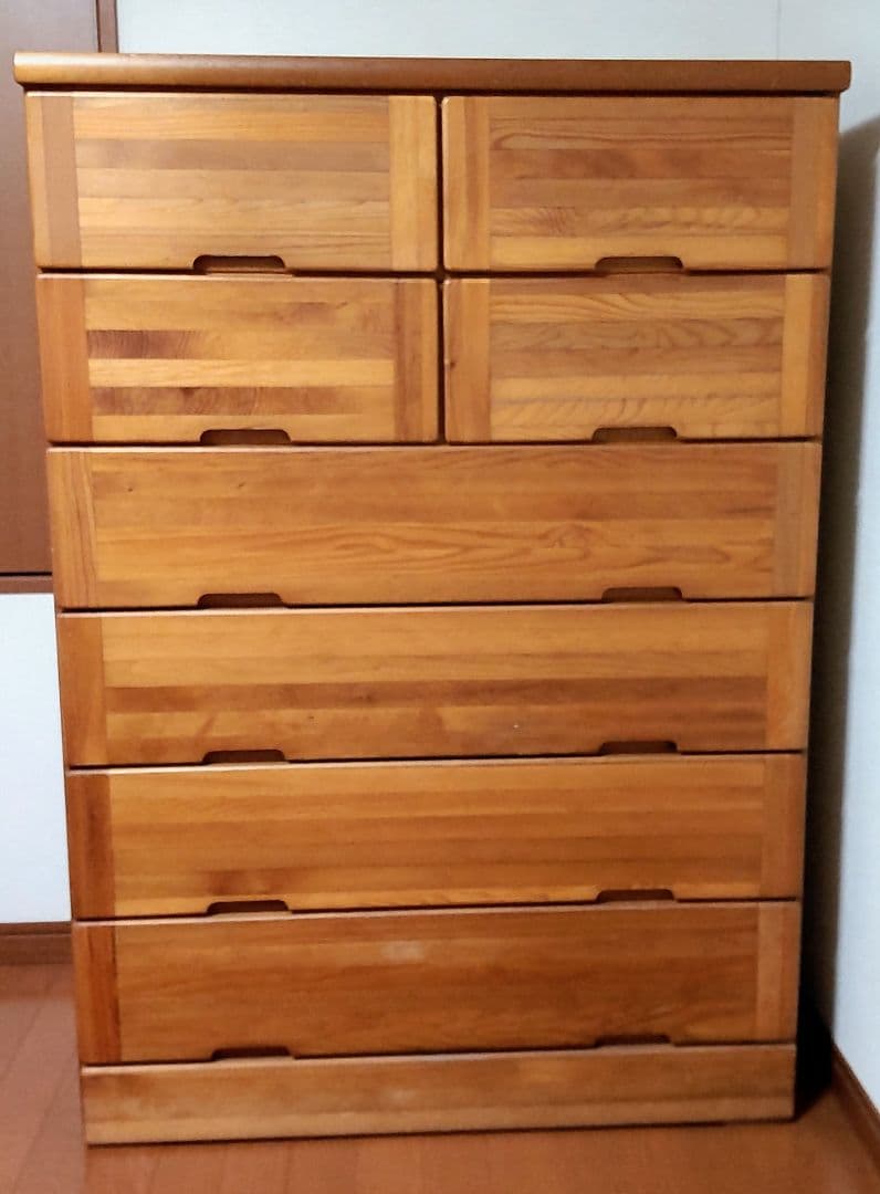 木製チェスト 6段 タンス 箪笥 収納家具