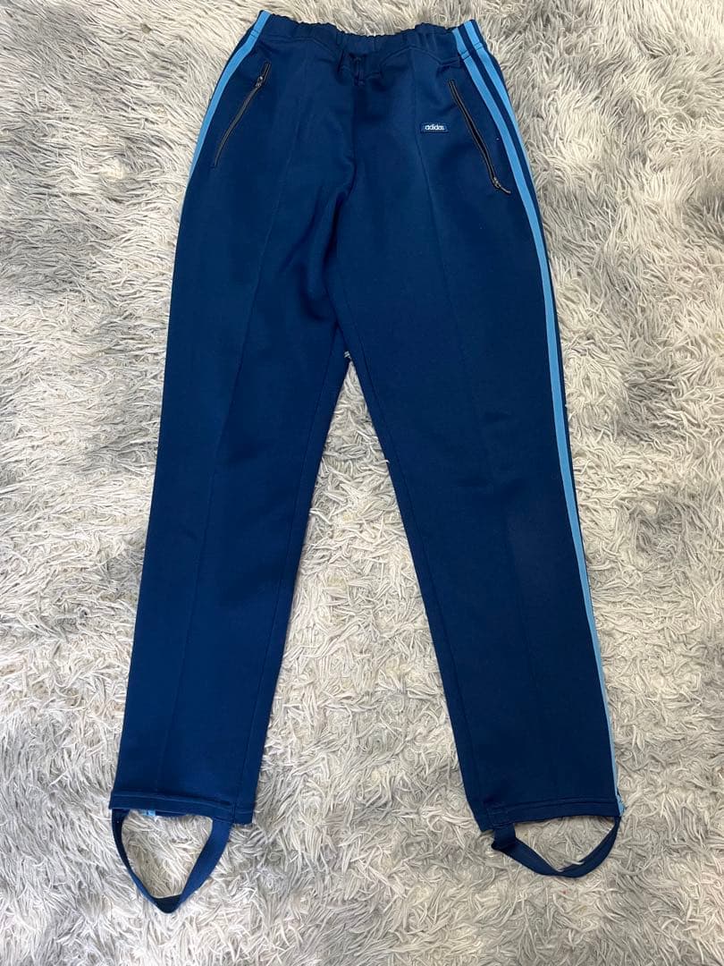 【希少】adidas アディダス ジャージ 上下セット デサント製 西ドイツ 3