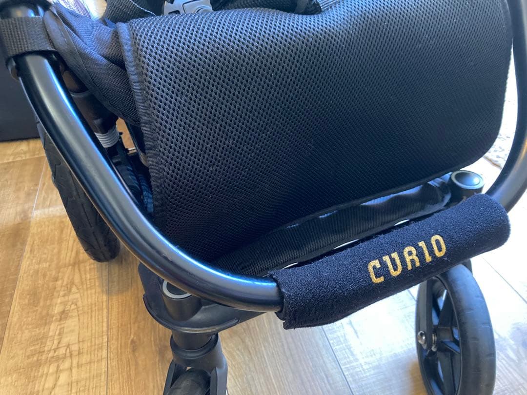 CURIO キュリオ ベビーカー ストローラーA ブラック×迷彩　※送料込み※
