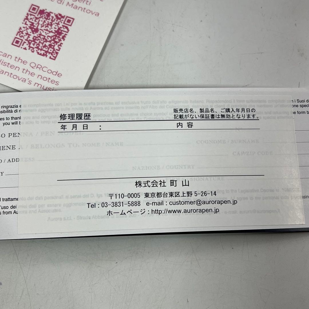 AURORA アウロラ 万年筆 Mantova マントヴァ 888-VMN