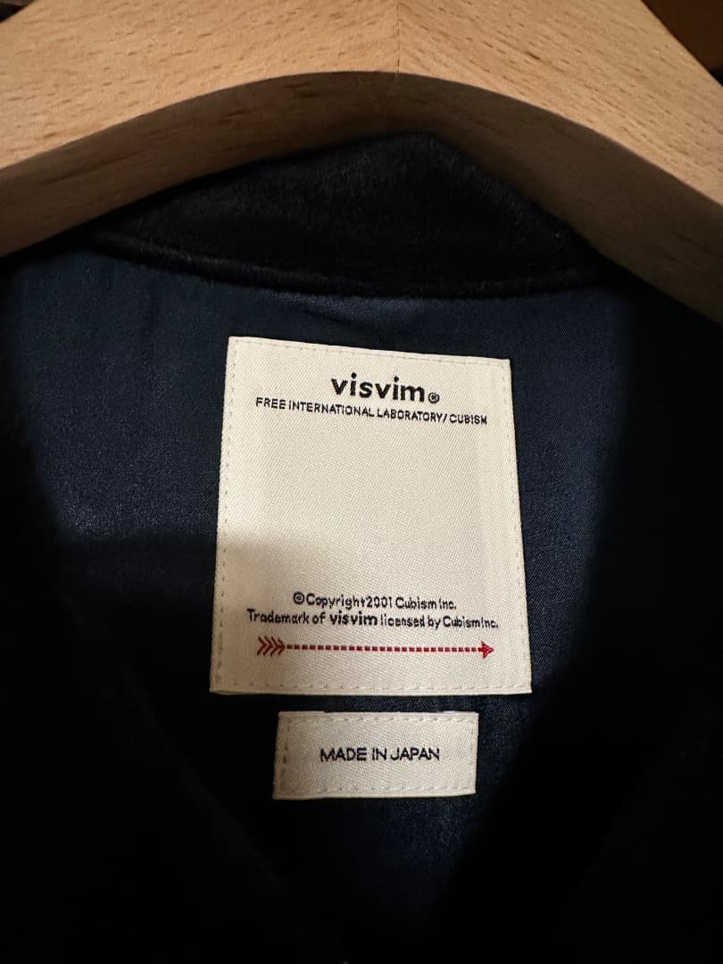 ジャケット・アウター visvim 25fw norad blouson silk navy