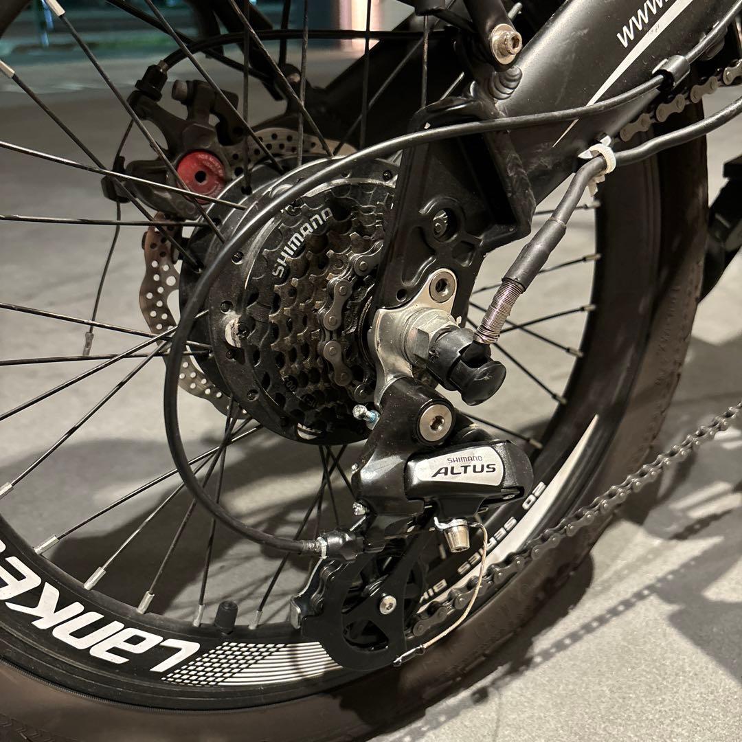 cyrusher 電動自転車 XF500 折り畳み電動自転車 400W