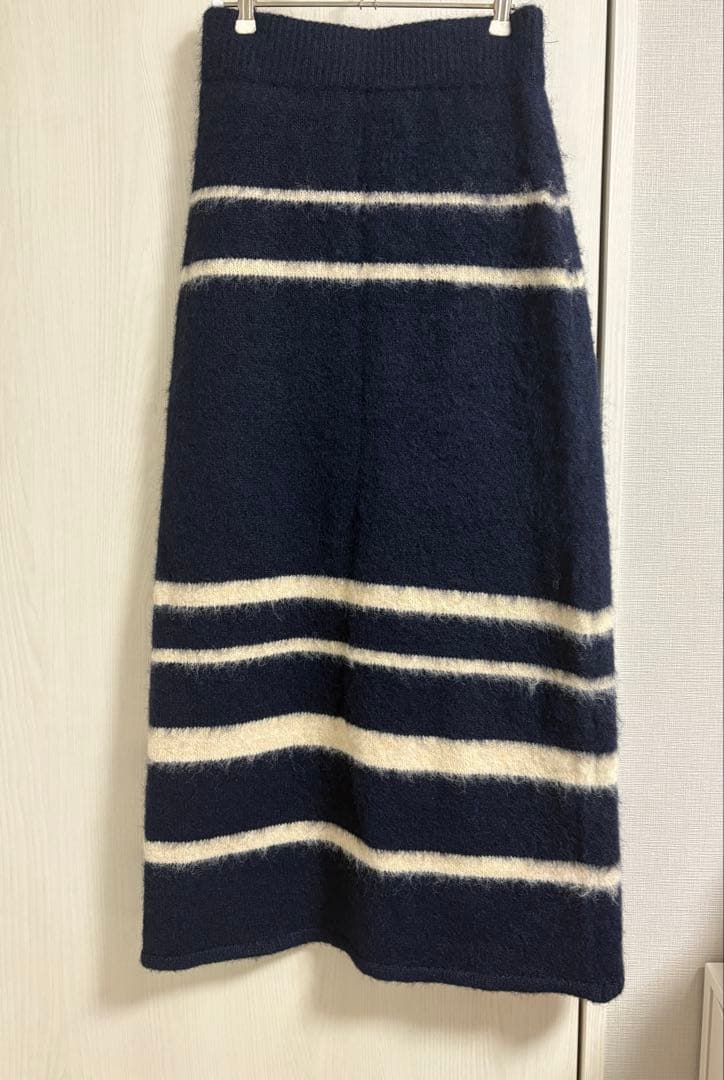 【andequal】 nuance border knit