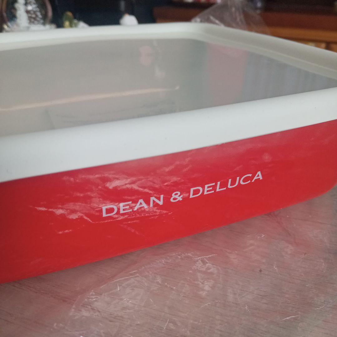 新品＊ DEAN & DELUCA ホーローコンテナ RED Lサイズ 限定 赤
