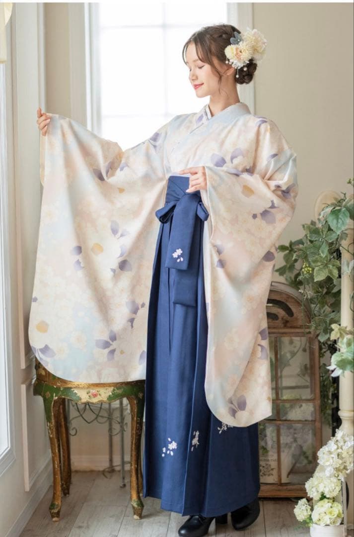 卒業袴　小学生女子　キャサリンコテージ　肌襦袢つき　髪飾り付き　サイズ150