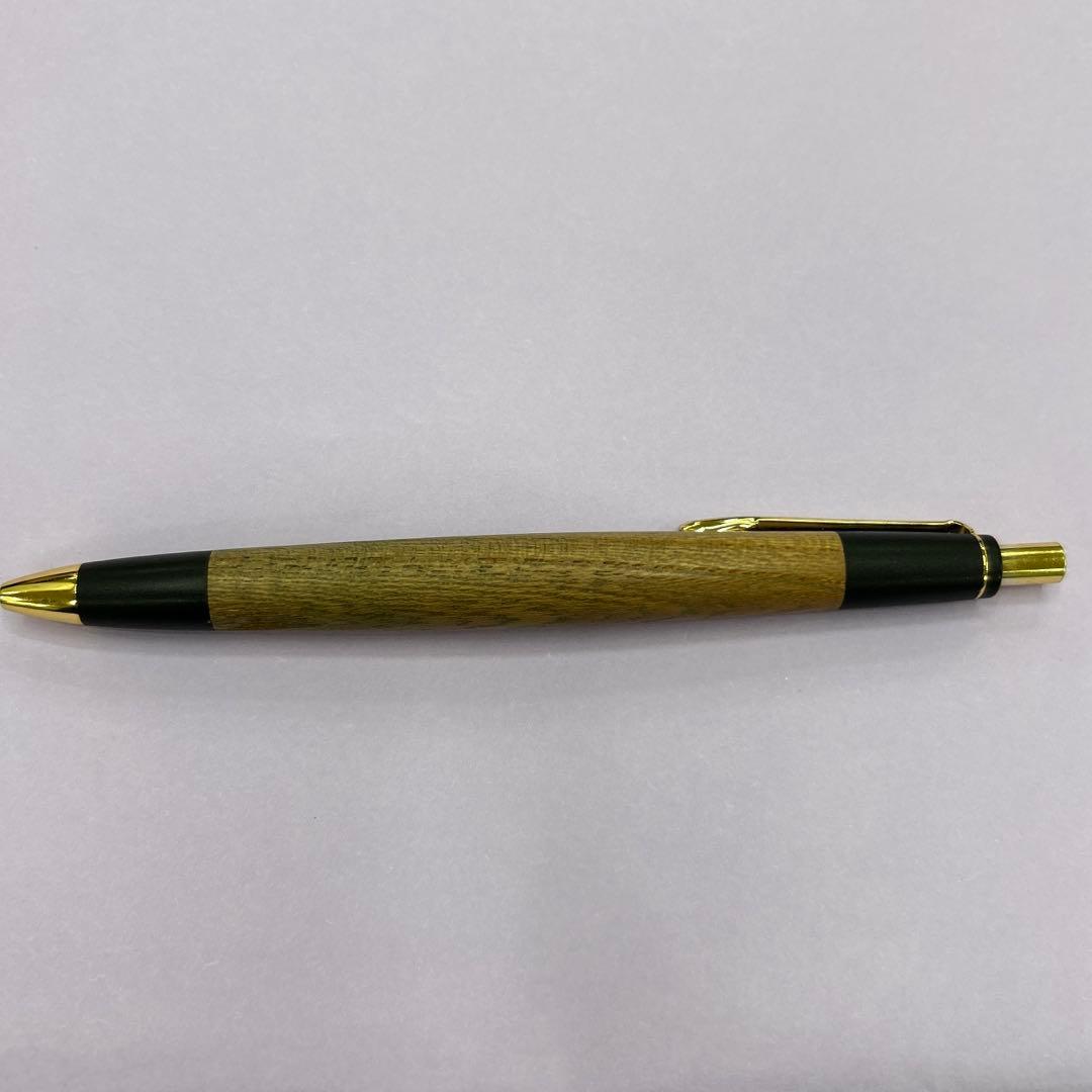 ボナンペン　欅　シャーペン　真鍮金具　箱付き　おまけ付き