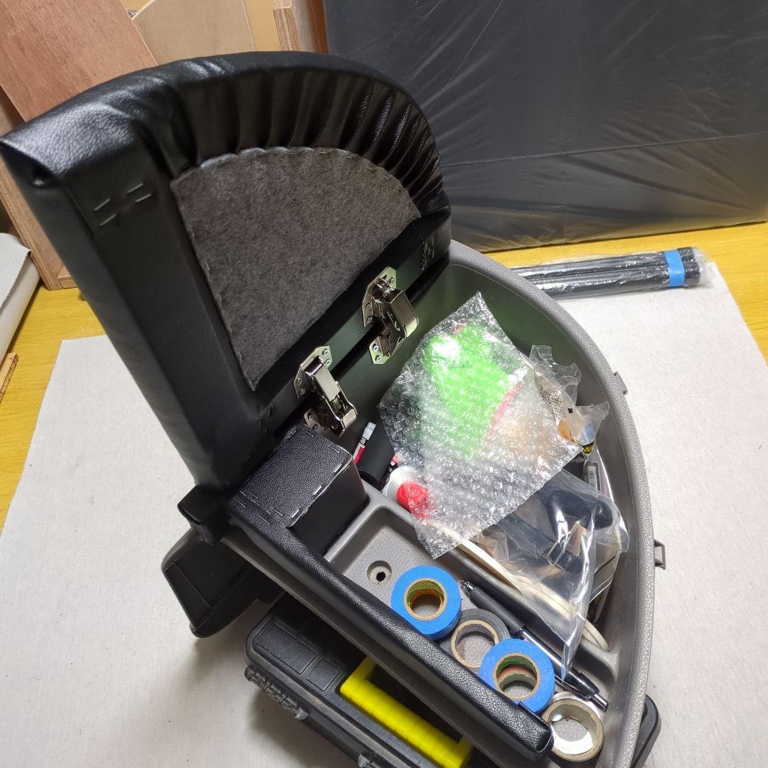 【タコちゃん】フラット4点セット【ブラックレザー】&ハイルーフ棚【型紙】