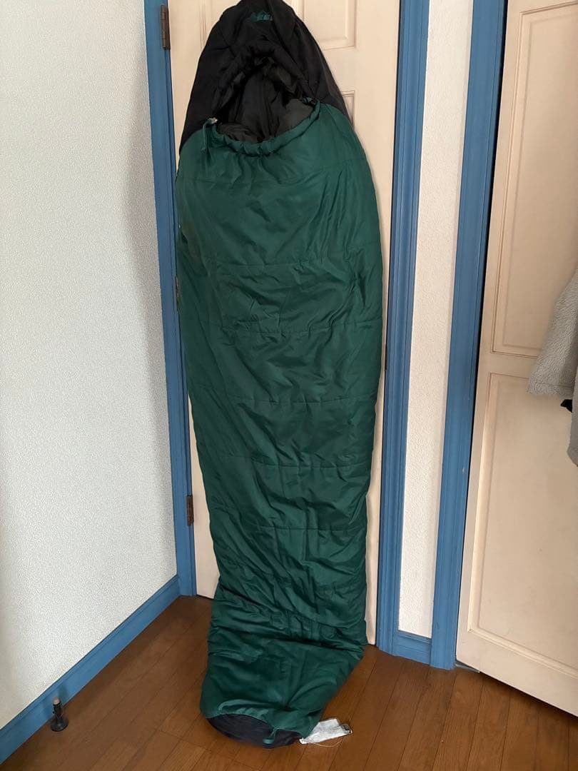 REI マミー型寝袋 グリーン ブラック