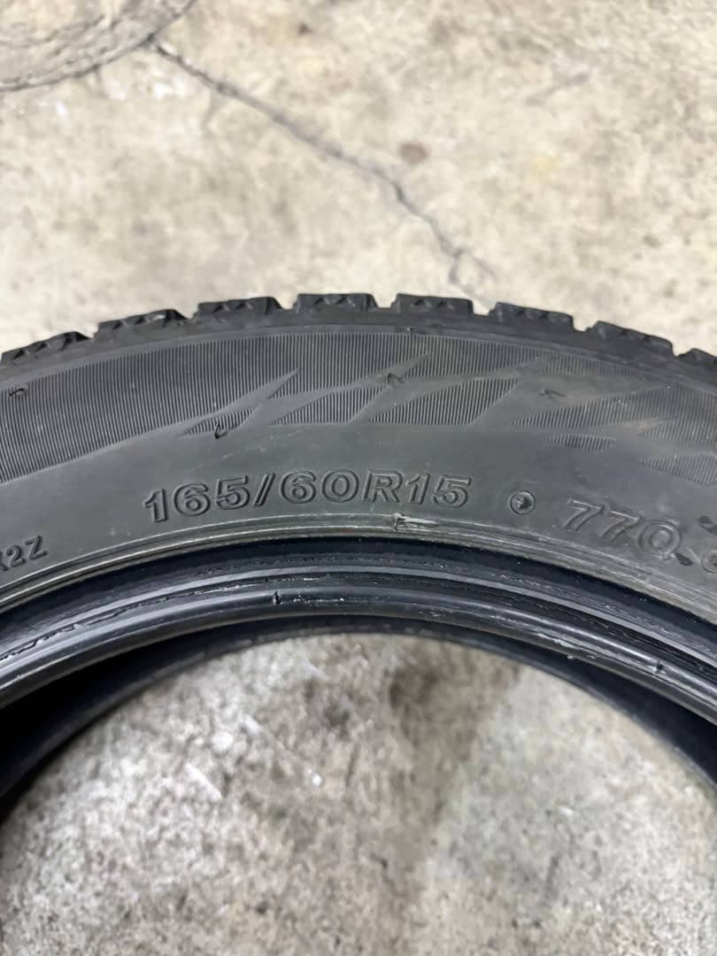 165/60R15 ブリジストン VRX2 4本 ハスラー 送料込