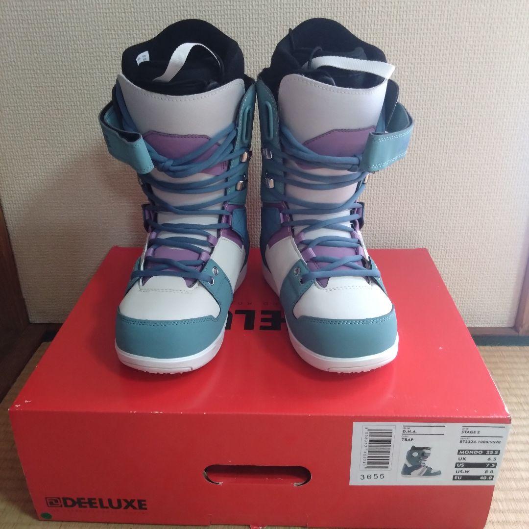 使用2回 23-24 DEELUXE D.N.A. スノーボードブーツ 25.5