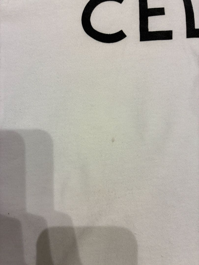 CELINE ロゴ Tシャツ ホワイト
