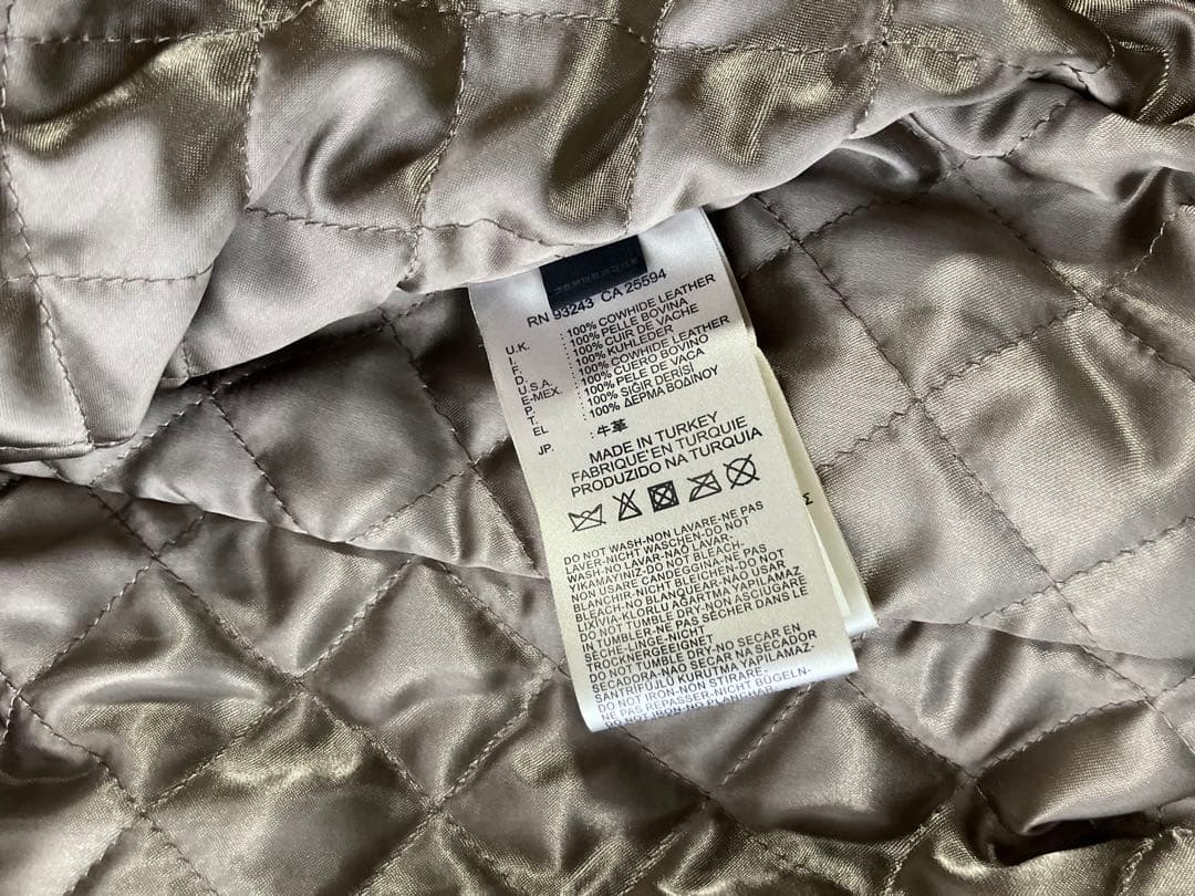 DIESEL 牛革ライダース　Sレディース