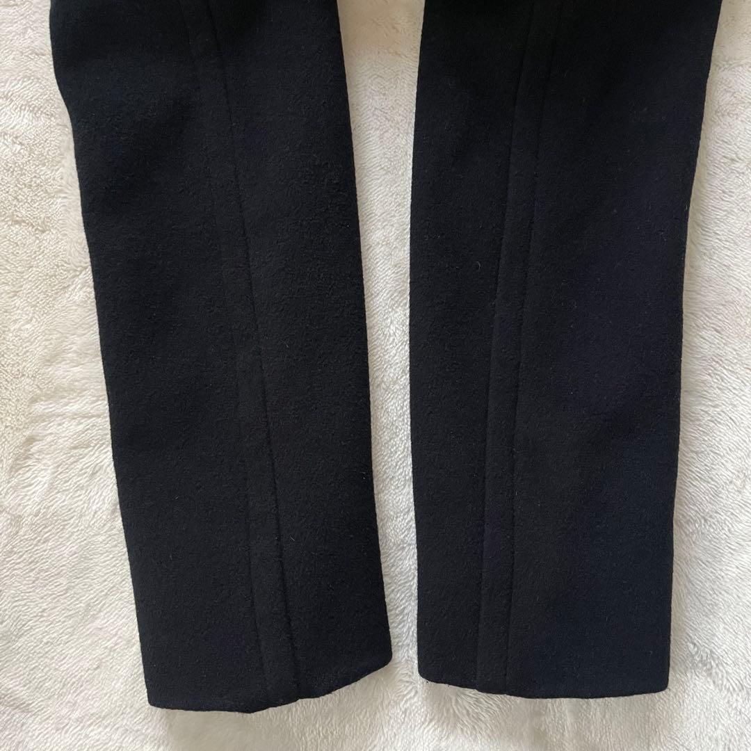 希少42✨マックスマーラMAX＆Co.アンゴラ女優襟ロングコート黒マニュエラXL