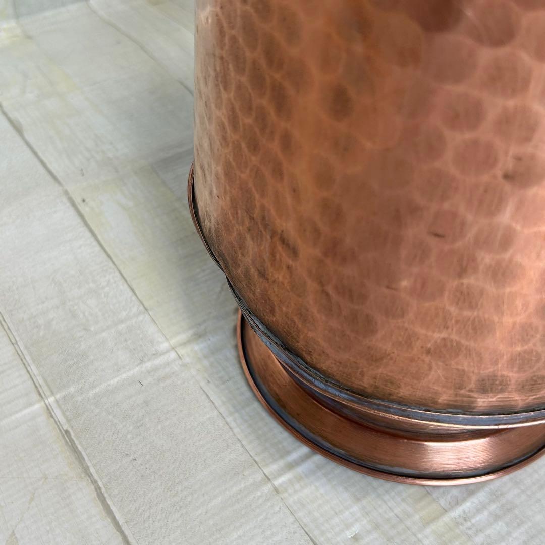 銅製 アンティーク フラワーポット